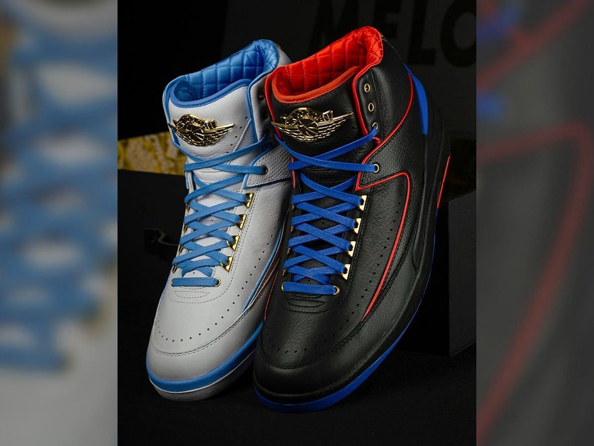 Carmelo Anthony x Nike Air Jordan 2 sneaker pack (Image via @jordansdaily / Instagram)