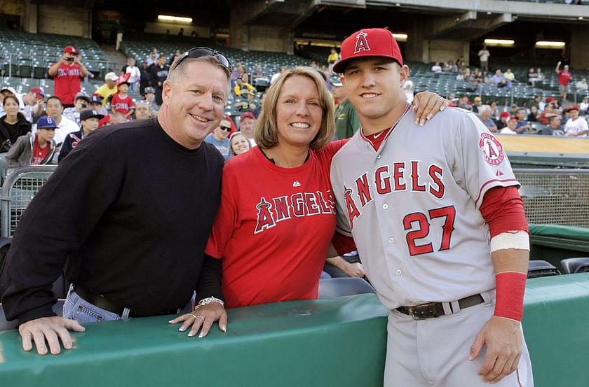 Who are Mike Trout's parents, Jeff and Debbie Trout?