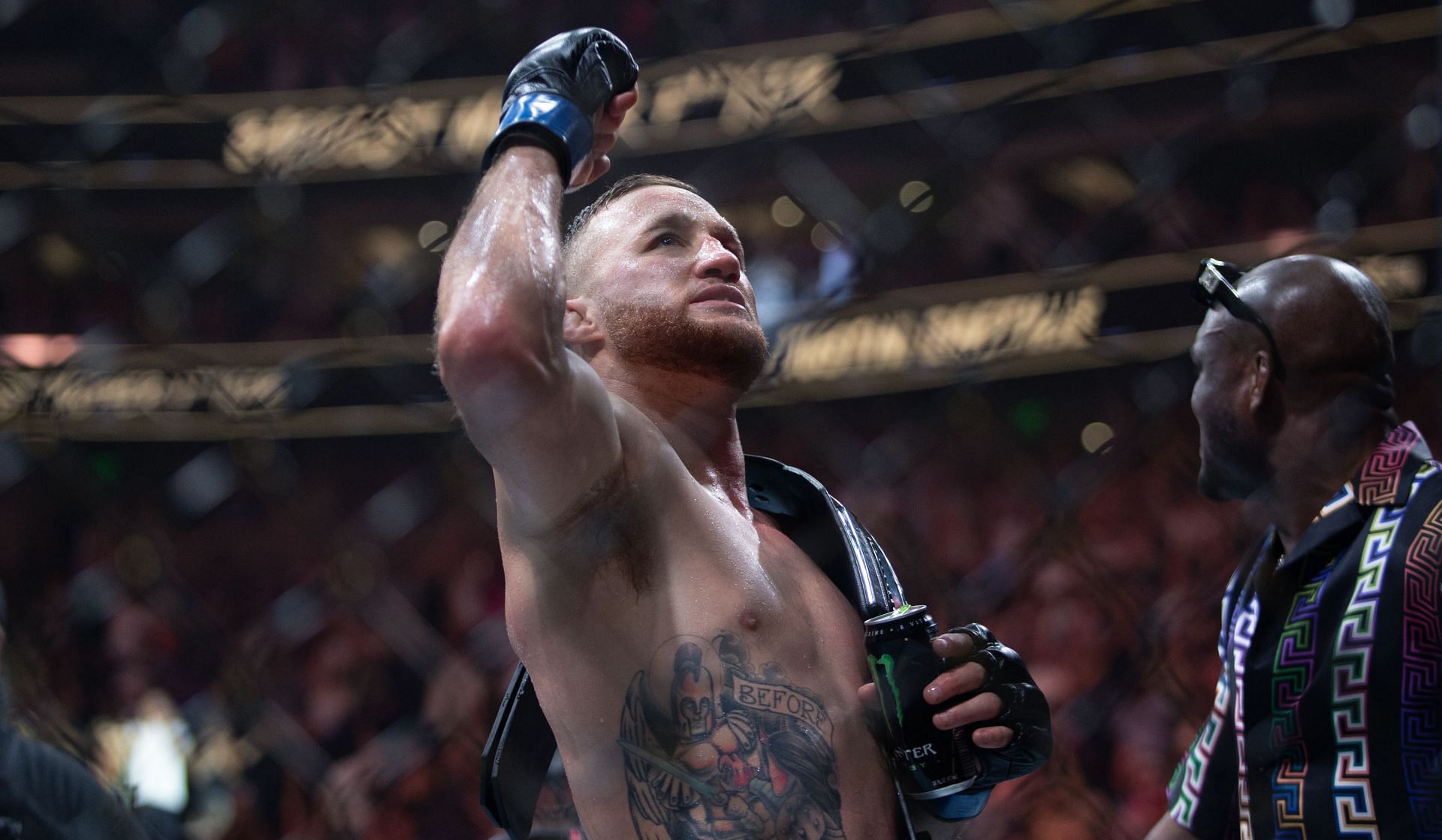 Justin Gaethje scored a memorable knockout of Dustin Poirier in last night&#039;s headliner