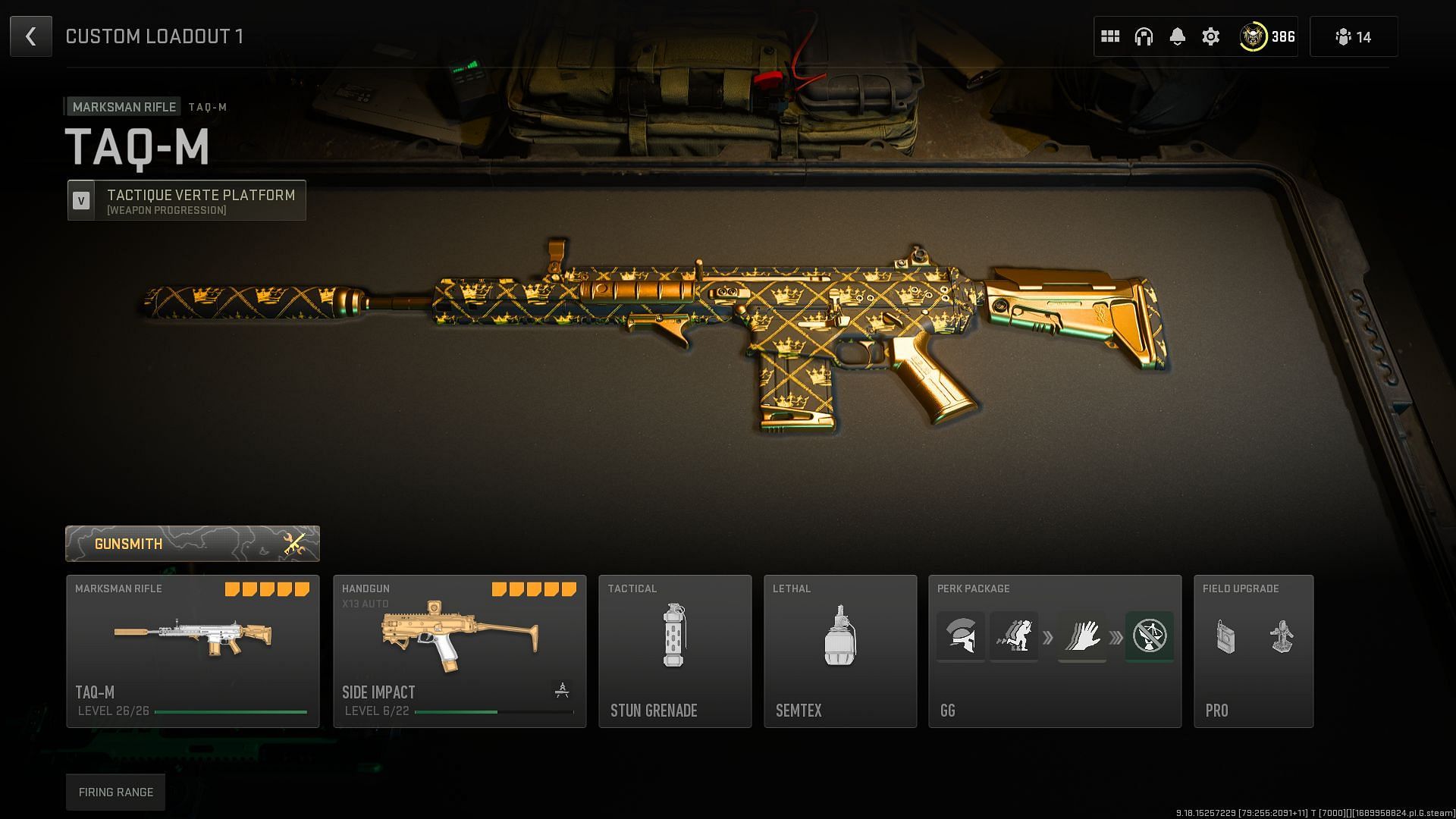 Best class setup for the TAQ-M in Modern Warfare 2 (Image via Activision)