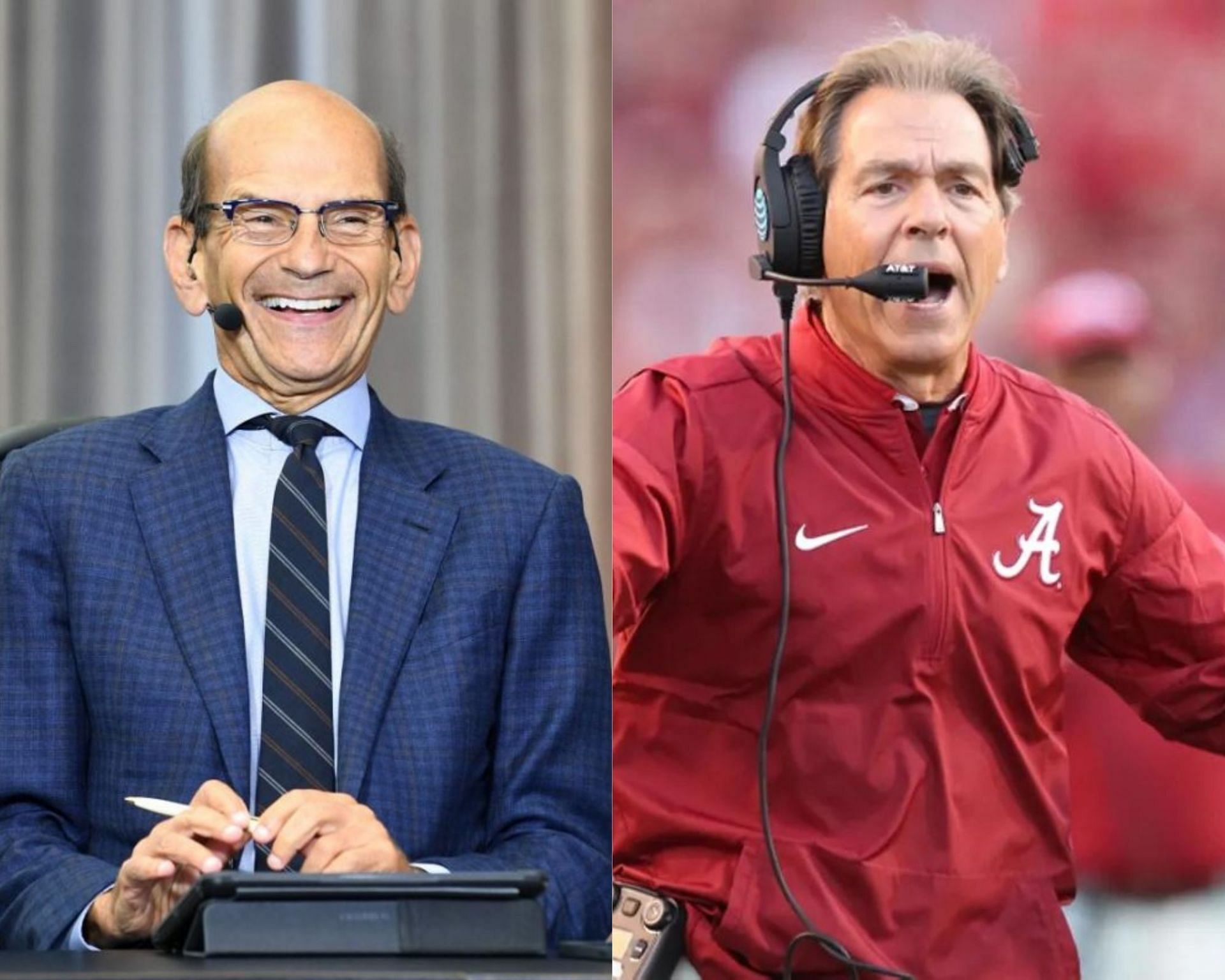 Paul Finebaum and Nick Saban