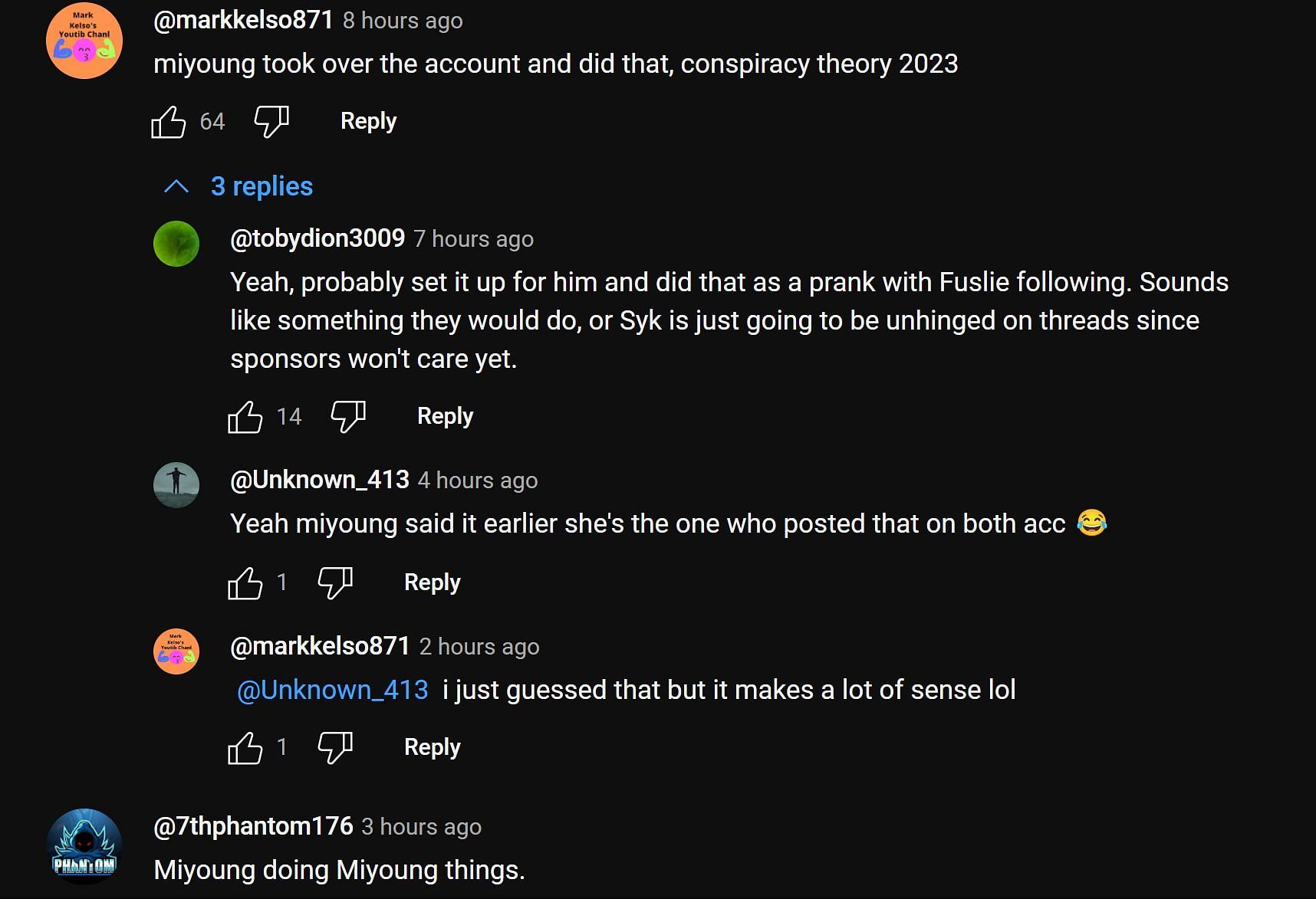 Fans in the YouTube comments section discussing the streamer&#039;s clip (Image via Streamer Moments/YouTube)