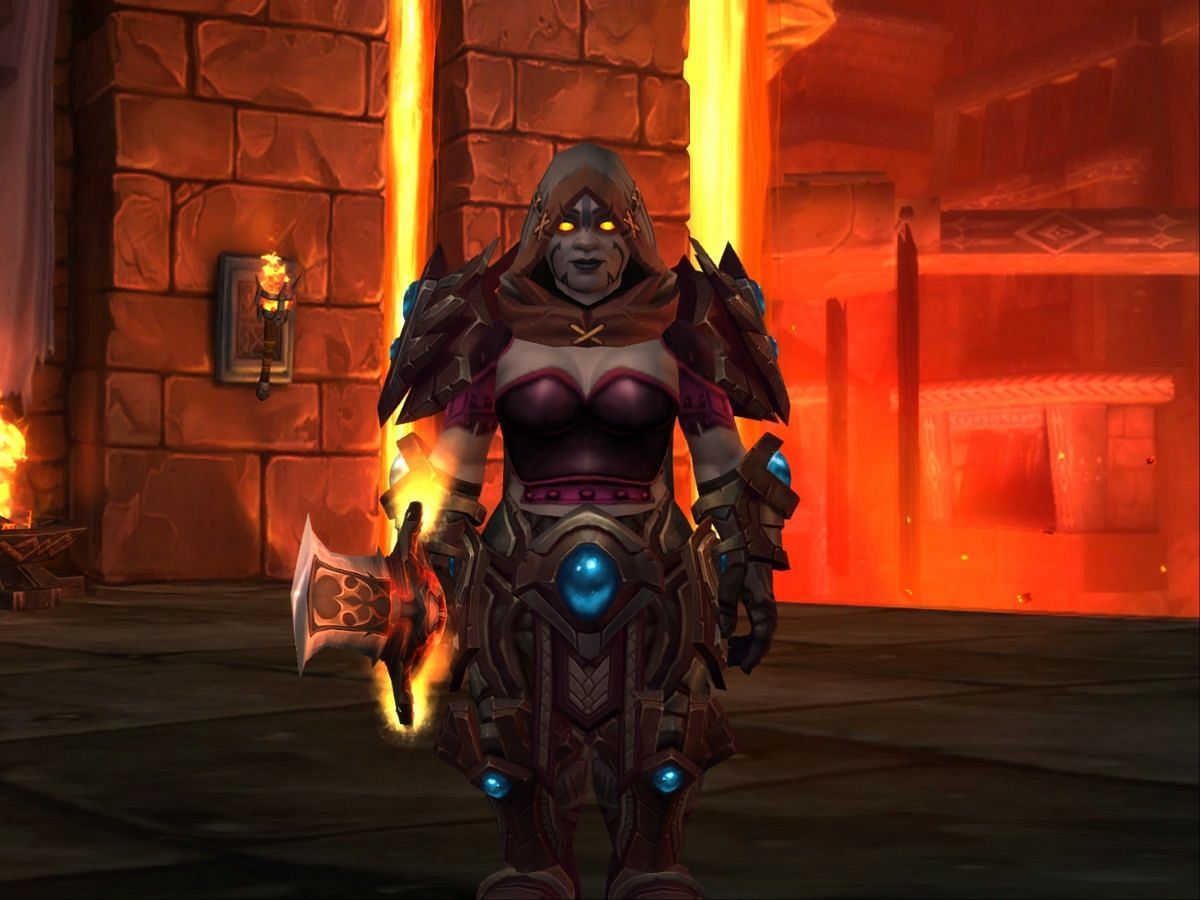 Warrior in WoW (Image via Blizzard Entertainment)