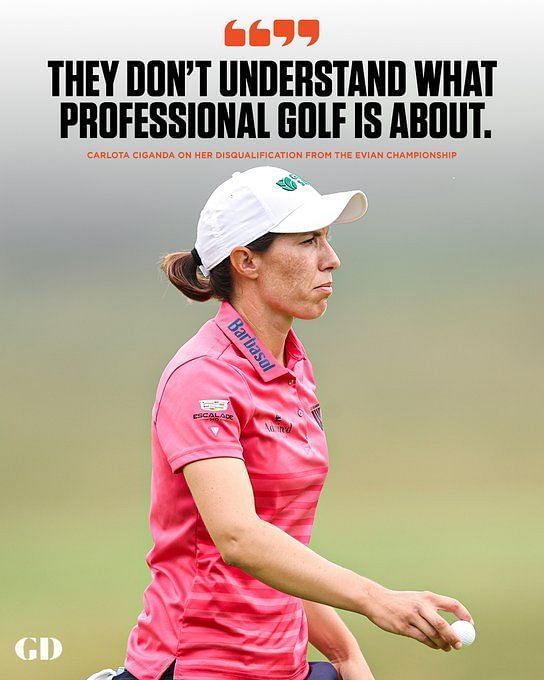 “Follow the rules and pace of play”: Golf fans react to Carlota Ciganda ...