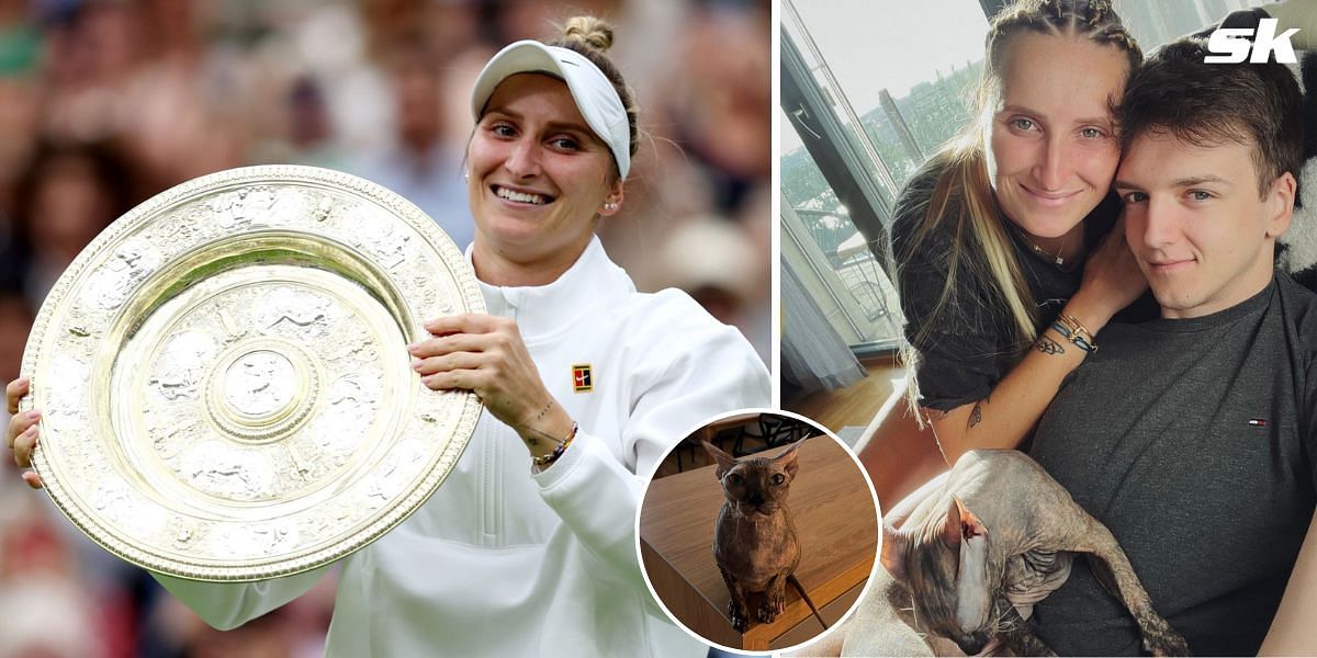 Marketa Vondrousova revealed her Wimbledon celebration plans with pet cat Frankie