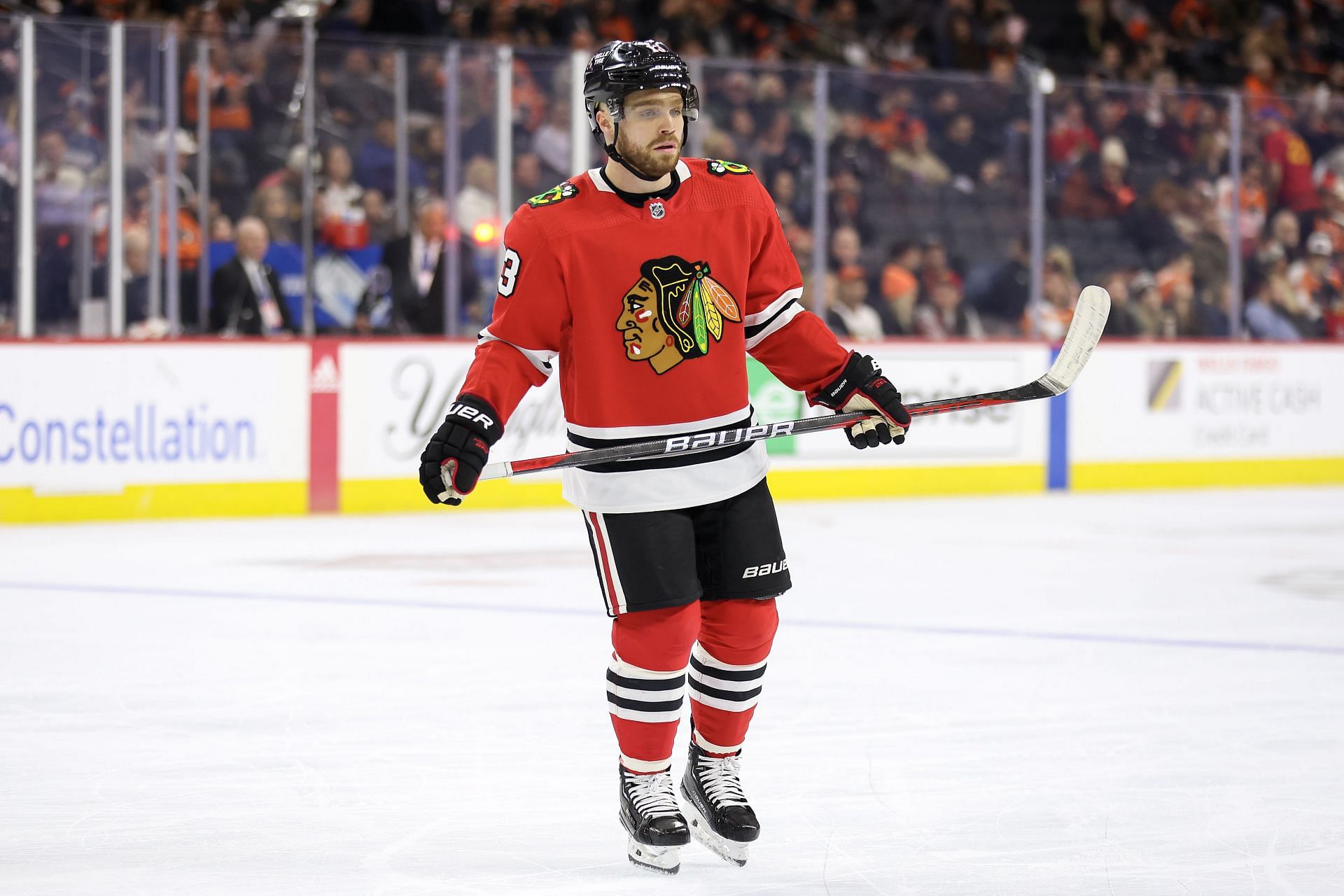 Max Domi during his time with the Hawks.
