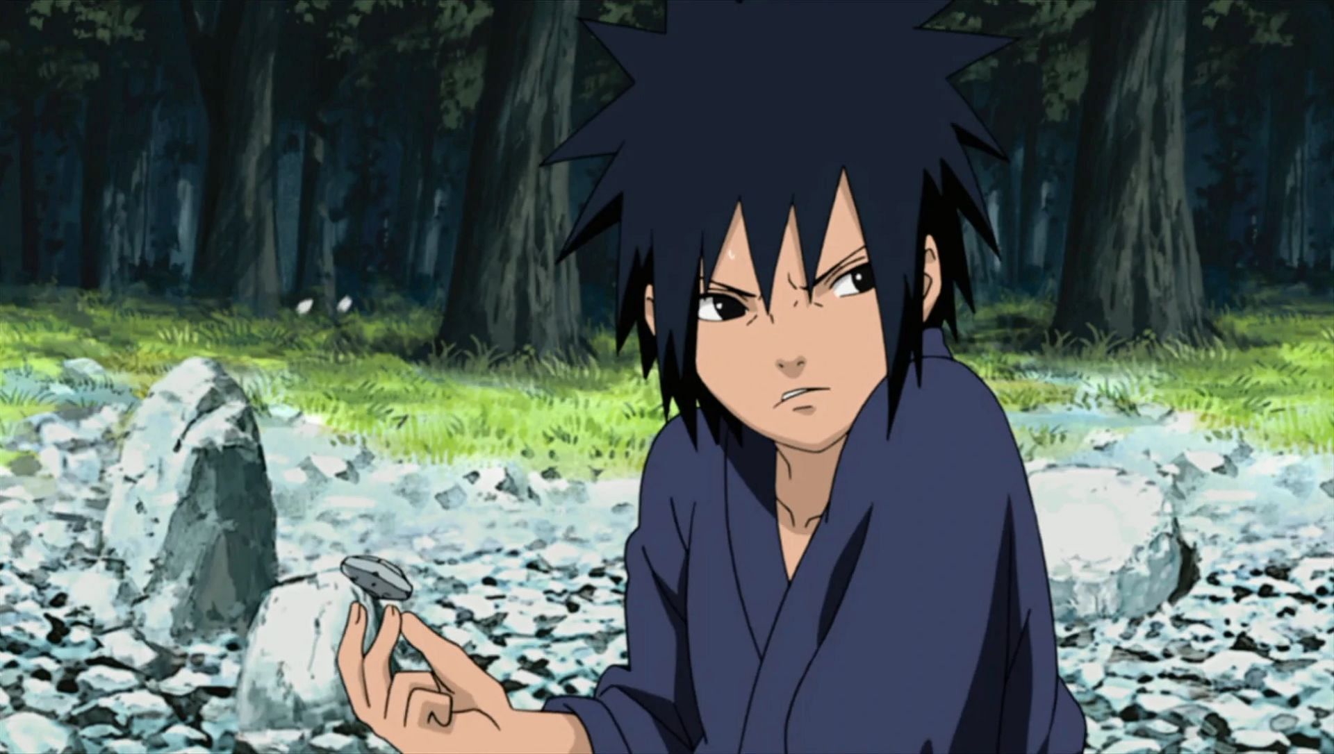 Madara in his childhood in Naruto anime (Image via Perriot)