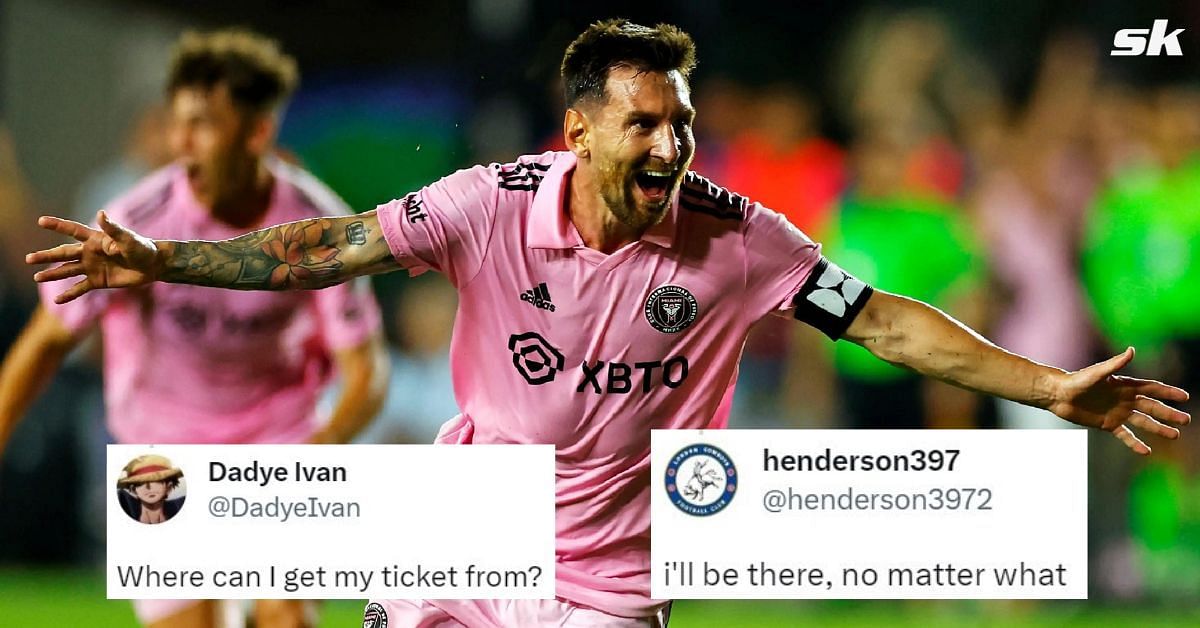 Fans react as Inter Miami hype up their next match.