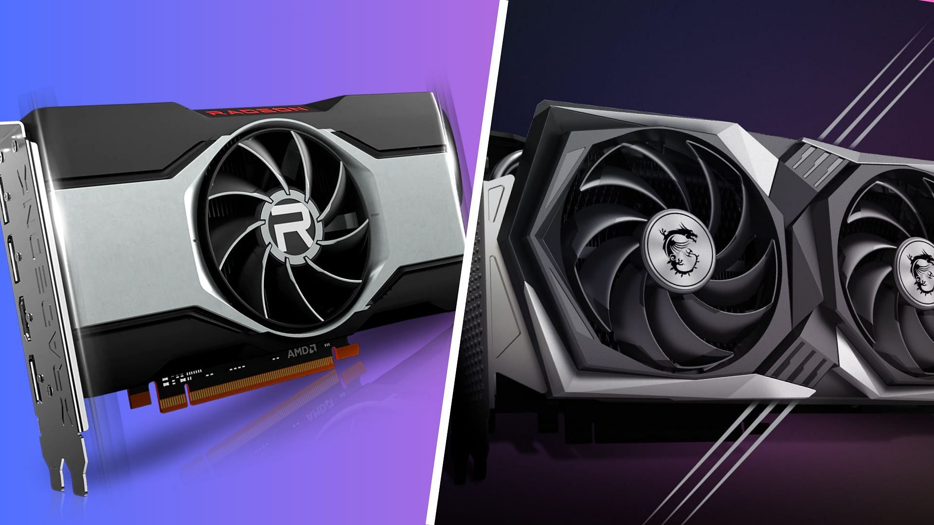 The AMD Radeon RX 6600 and RX 6600 XT are superb mid-range graphics cards (Image via AMD and MSI)