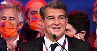 "Something we are working on" - Barcelona president Joan Laporta says 21-year-old player will be loaned out