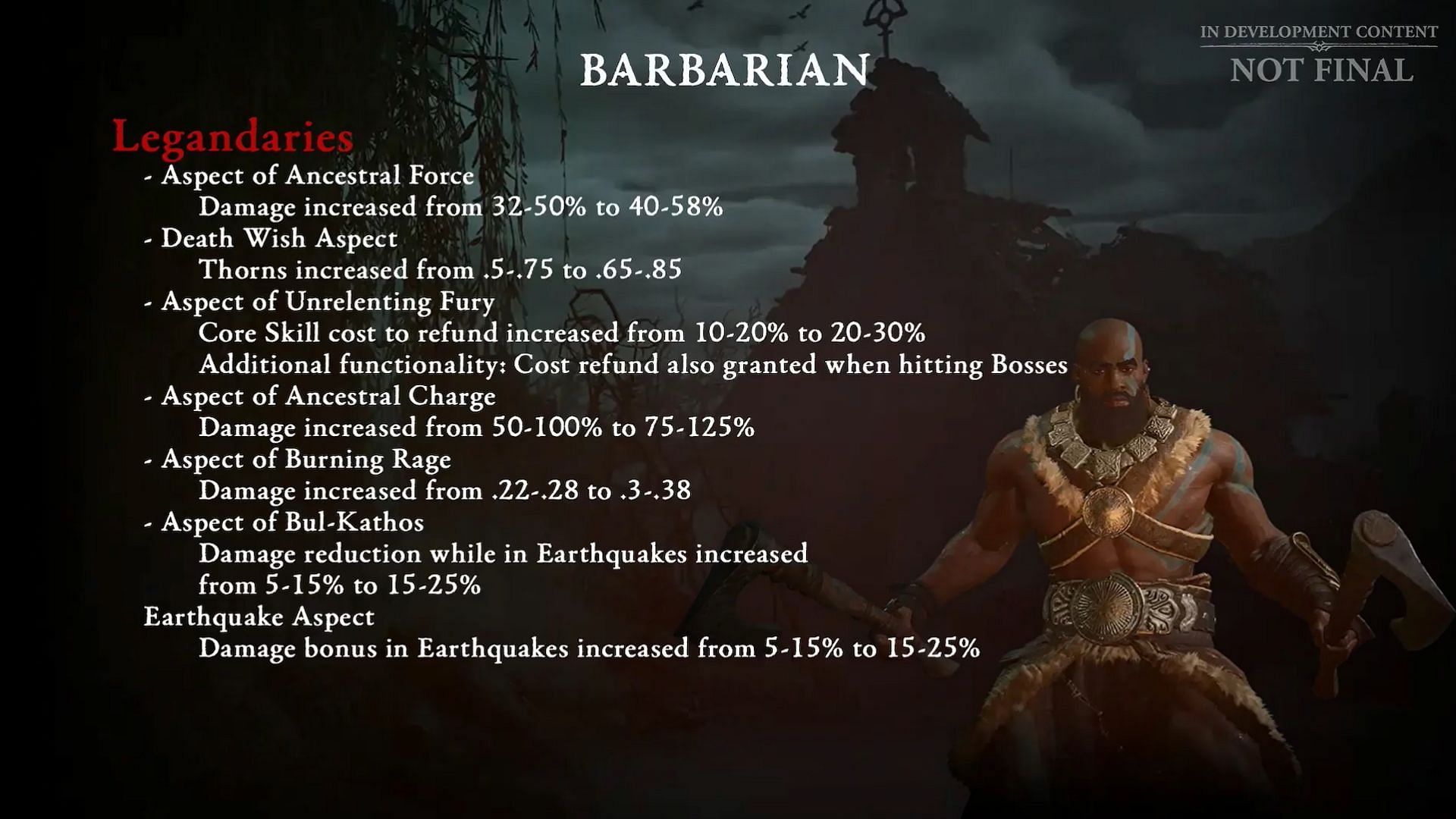 Barbarians will also undergo major changes (Image via Diablo 4)