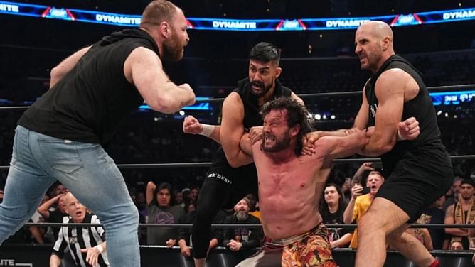 What happened with Kenny Omega and Blackpool Combat Club after AEW Dynamite went off the air