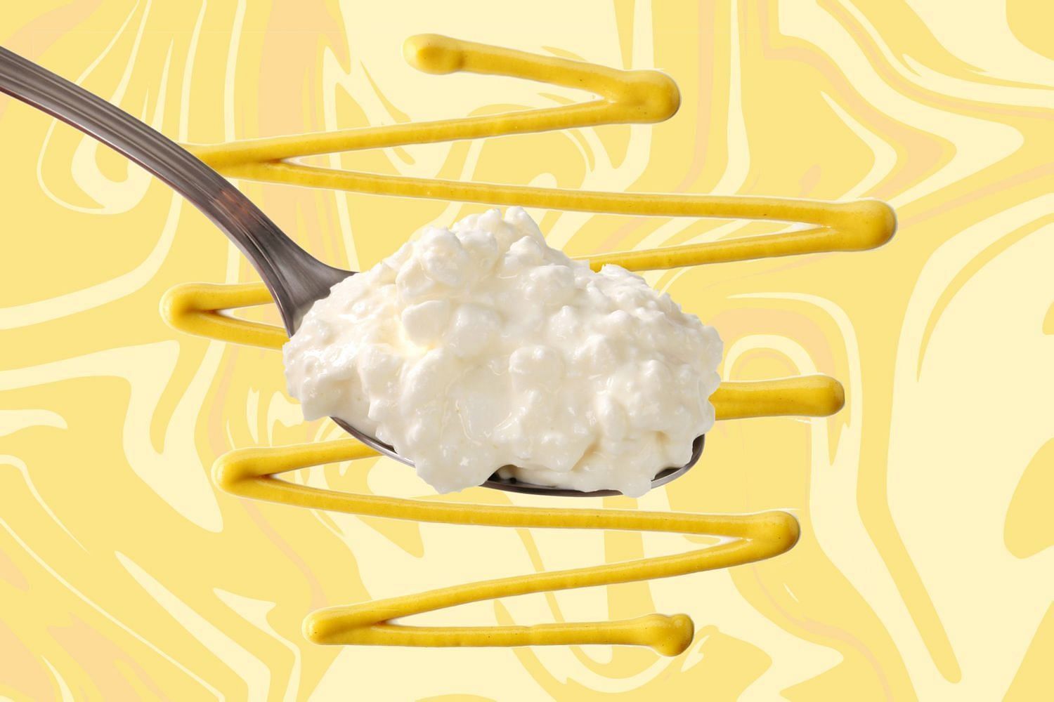 Cottage cheese and mustard (Image via Eatingwell)