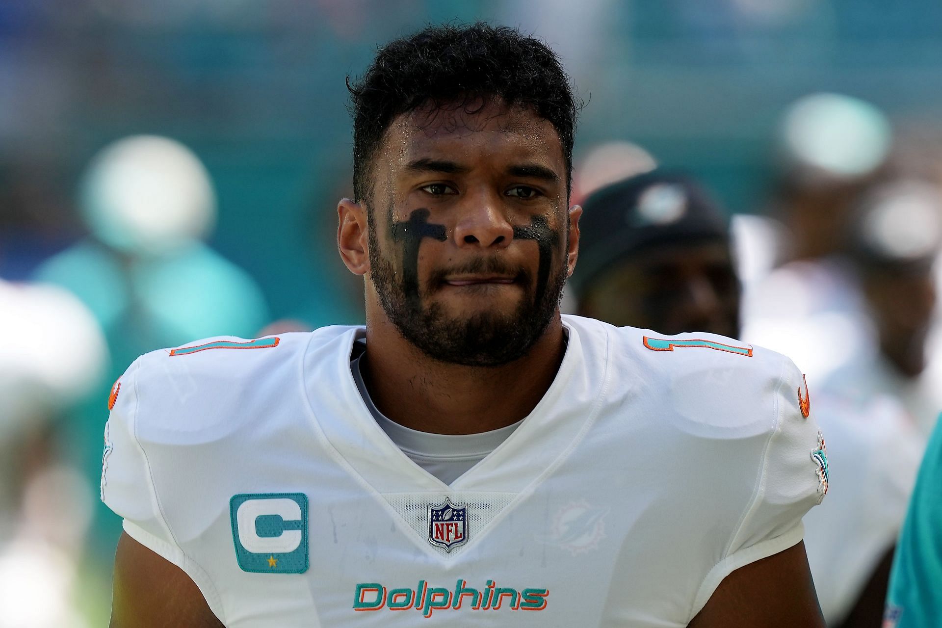 Tua Tagovailoa at Buffalo Bills v Miami Dolphins