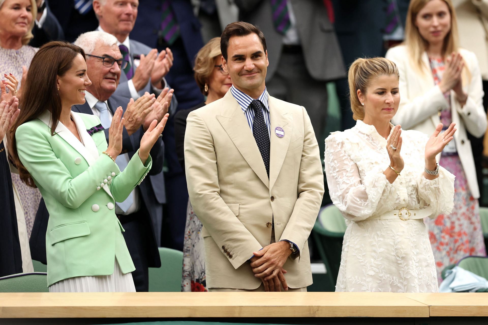 Roger Federer at Wimbledon 2023