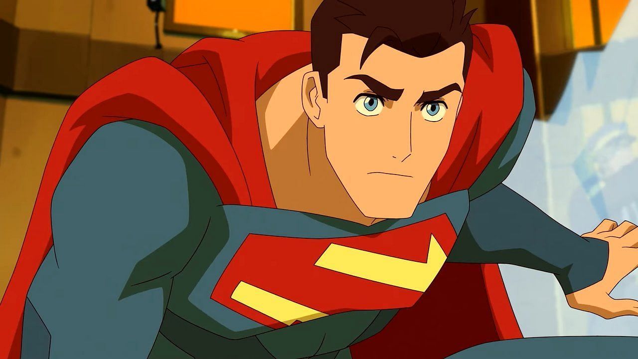 The best of both worlds: The new Superman series blends Eastern and Western animation traditions (Image via Adult Swim)