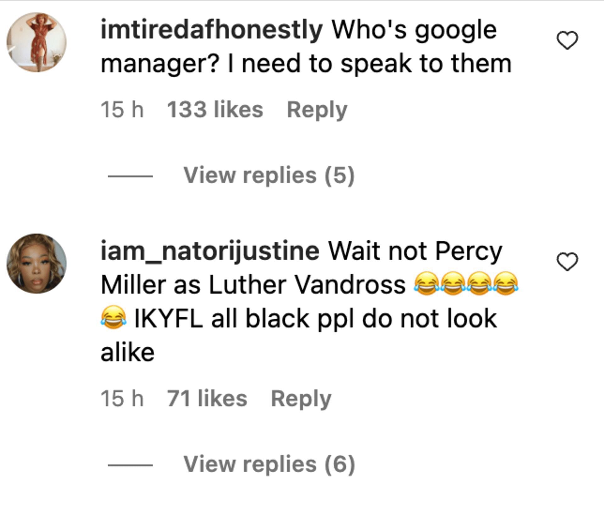 Social media users reacted to the mishap by search engine giant, Google, as it replaced Master P&#039;s picture with another artist. (Image via Instagram)