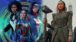 The Marvels leak unveils stills of the "Power Trio vs. Dar-Benn's" epic showdown