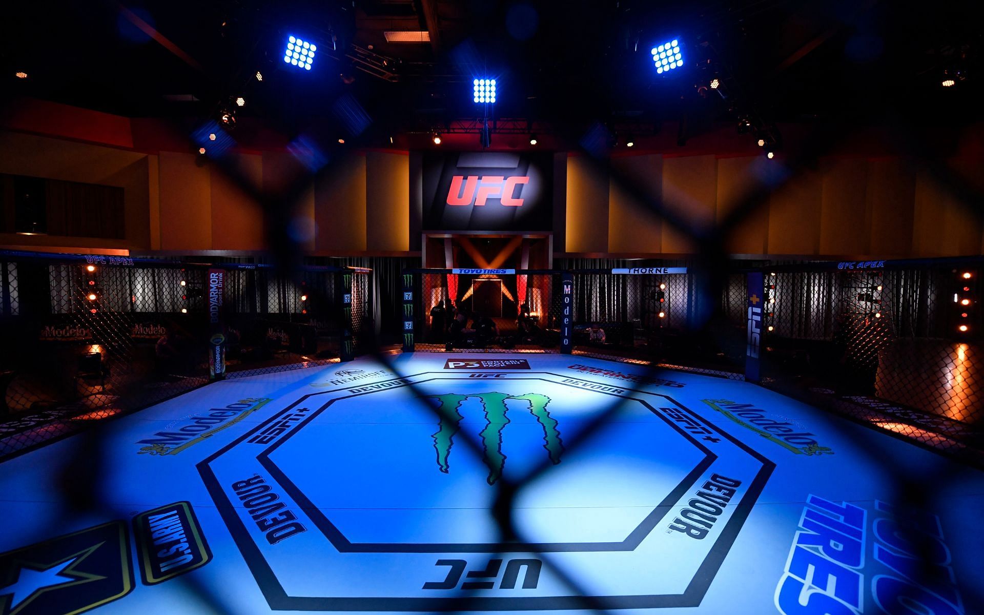 UFC octagon [Image courtesy: Getty]