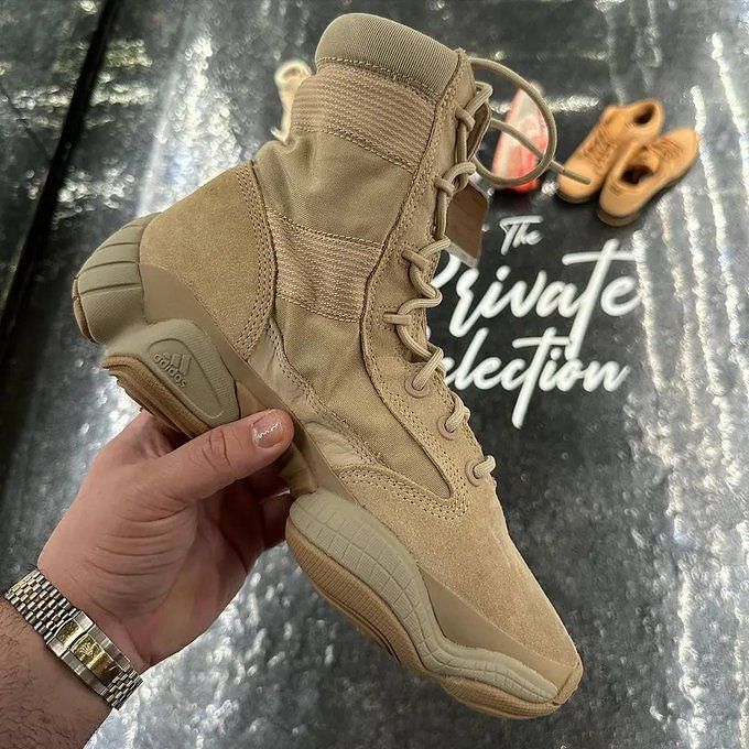 Kanye west: Adidas Yeezy 500 High Tactical Boot “Sand” colorway ...