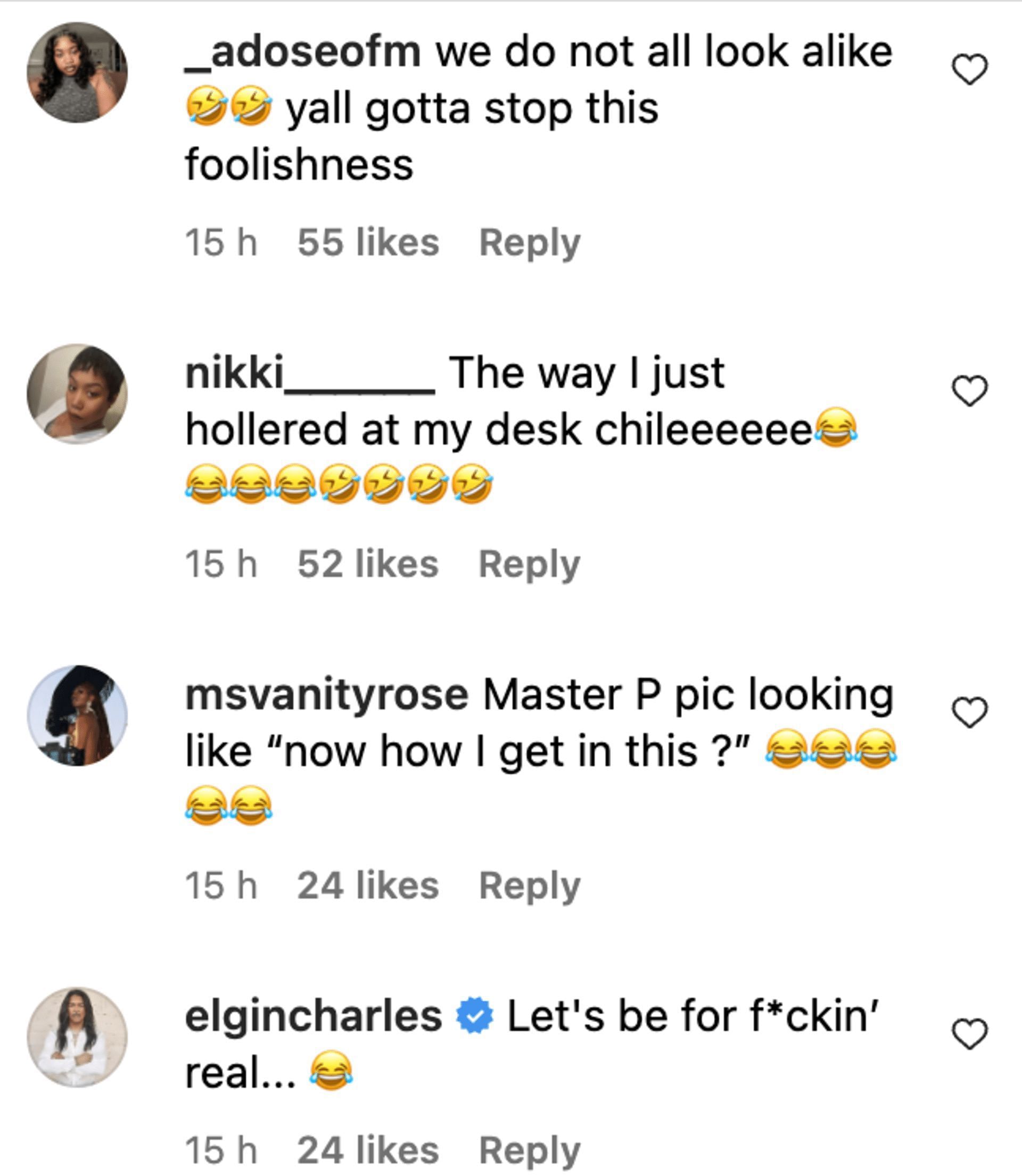 Social media users reacted to the mishap by search engine giant, Google, as it replaced Master P&#039;s picture with another artist. (Image via Instagram)