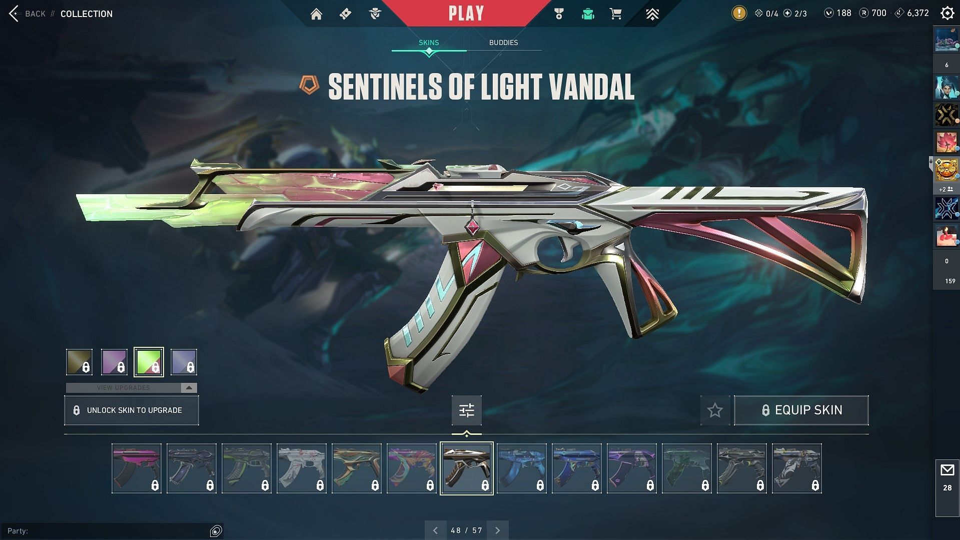 Sentinels of Light Vandal (Image via Riot Games)