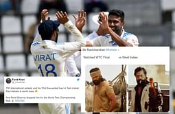 "And Rohit Sharma dropped him for the WTC final"- Fans react after Ravichandran Ashwin's 5-wicket haul in 1st WI vs IND Test