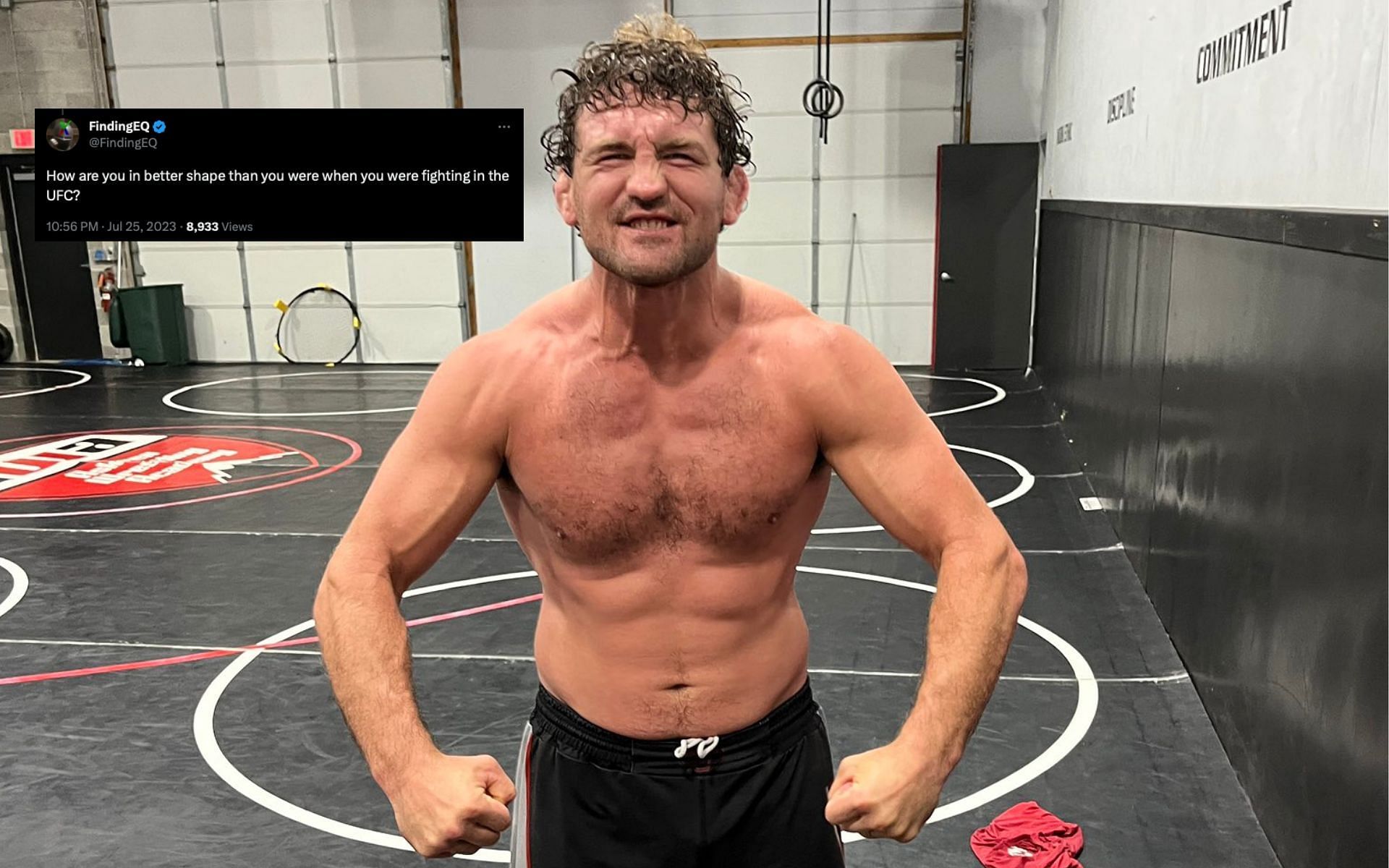 Ben Askren reveals ripped new physique on Twitter (Image Courtesy - @Benaskren on Twitter)