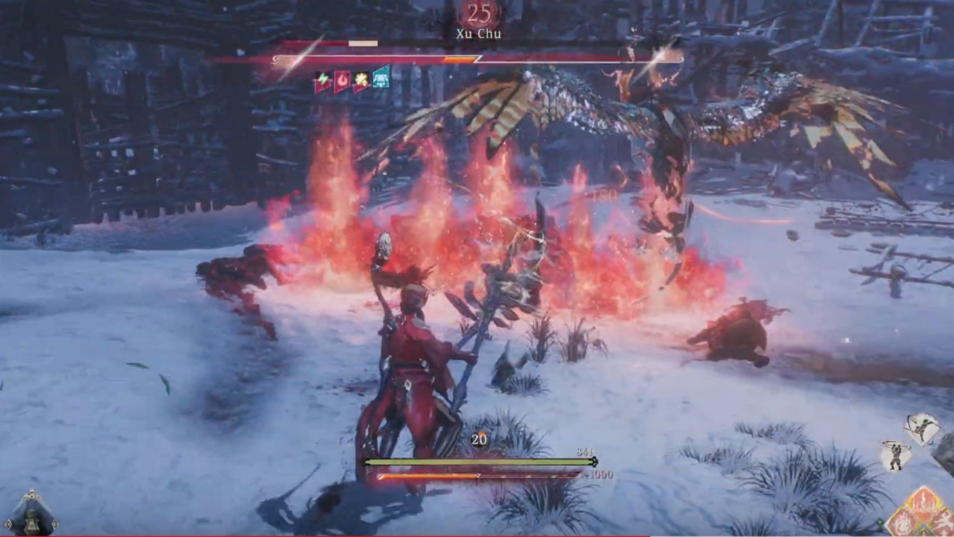 Use the Engulfing Inferno spell (Image via Koei Tecmo)