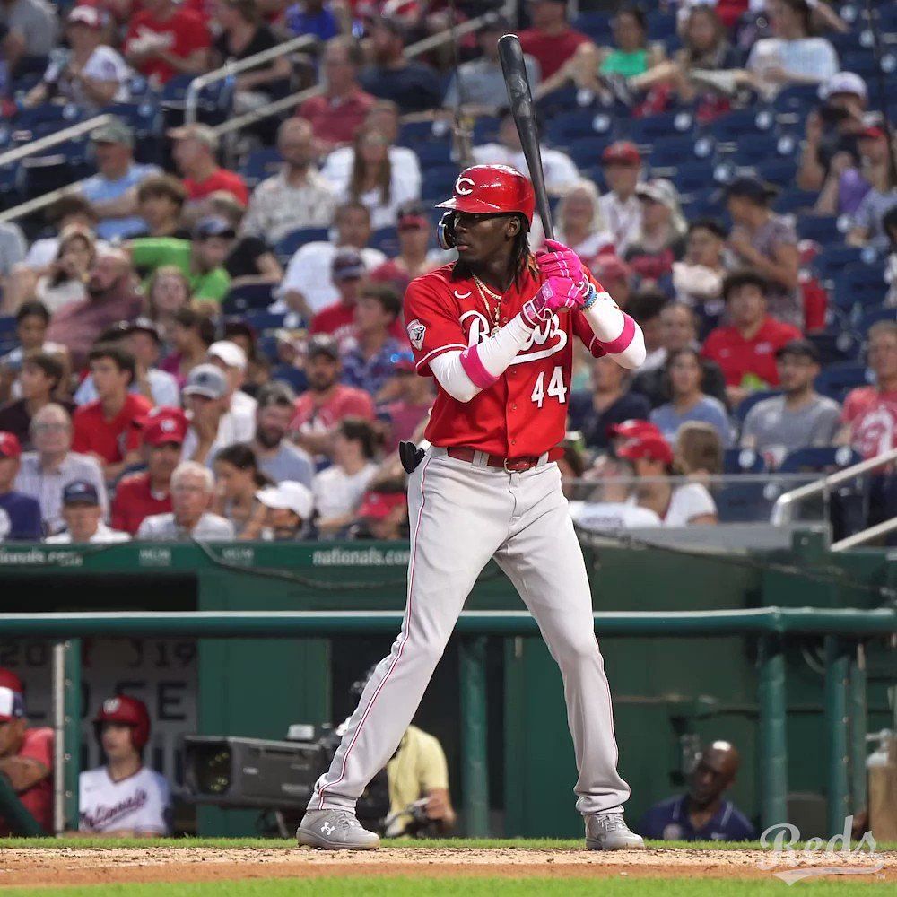 Baseball Reference on X: Elly De La Cruz makes his major league debut for  the @Reds tonight! Elly is slashing .298/.398/.633 in AAA this season ⤵️    / X