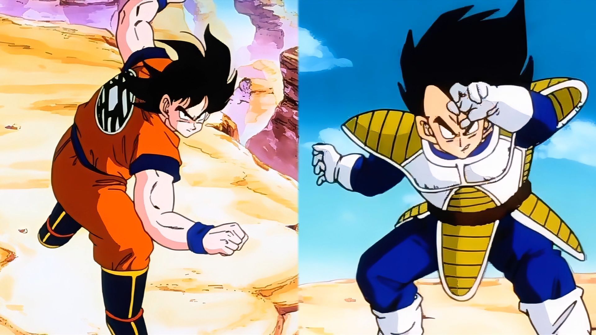  Goku vs. Vegeta DBZ (Image via Toei Animation)