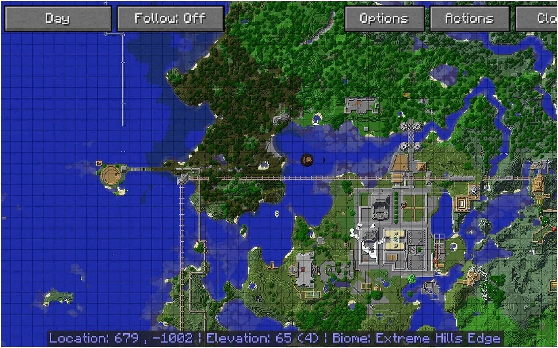 JounreyMap mod (Image via Mojang)