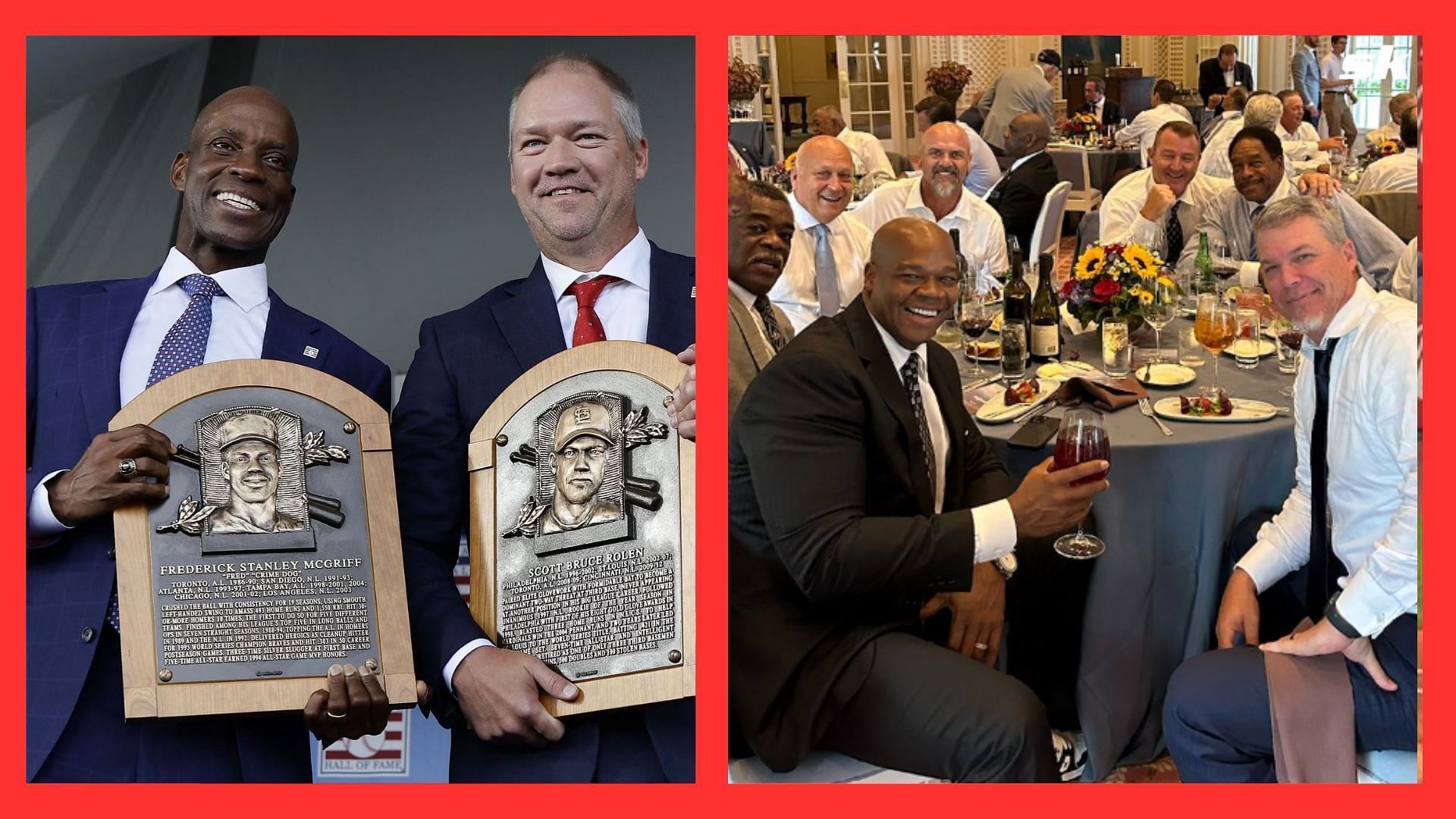 In Photos: 4507 Homeruns in one picture as MLB Hall of Famers get together at dinner party 