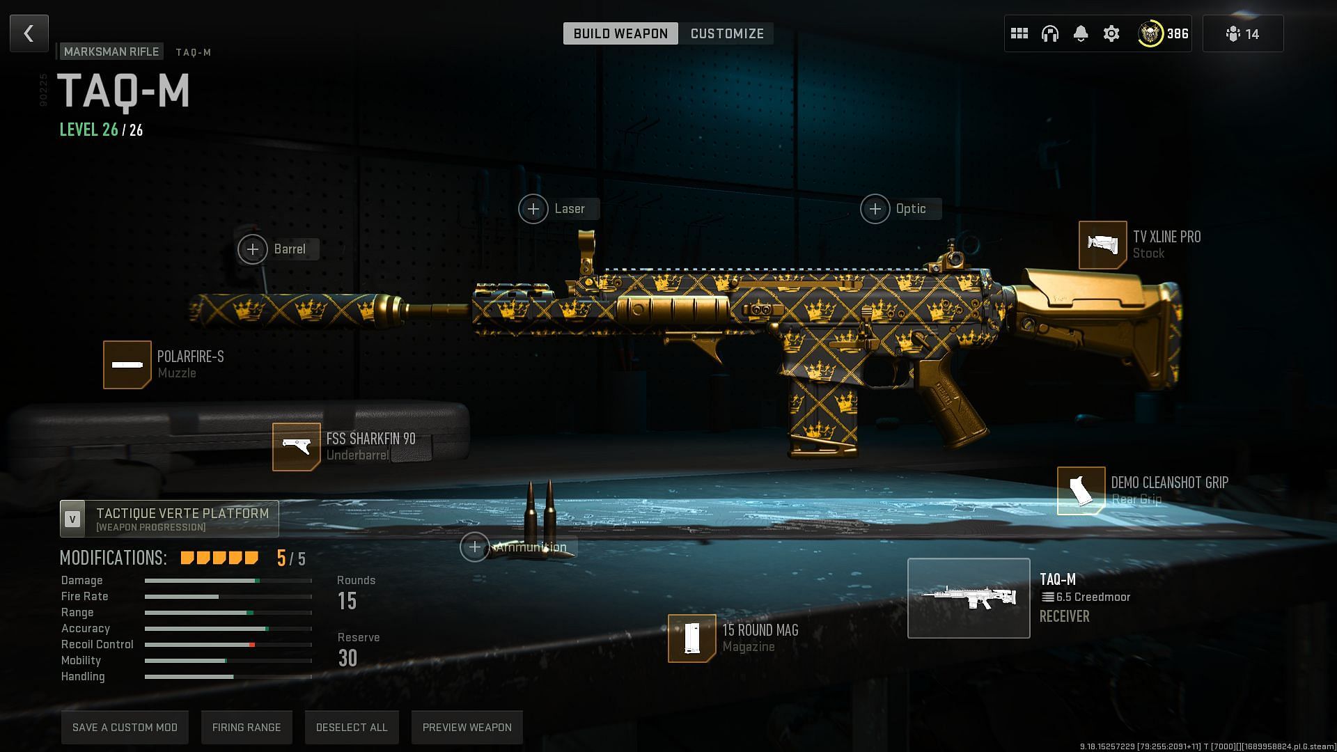 Best attachments to use with the TAQ-M in Modern Warfare 2 (Image via Activision)