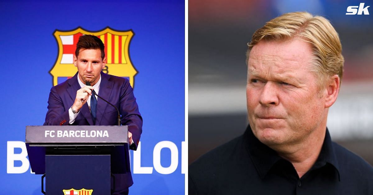 Ronald Koeman insisted Barcelona made a mistake letting Lionel Messi go 