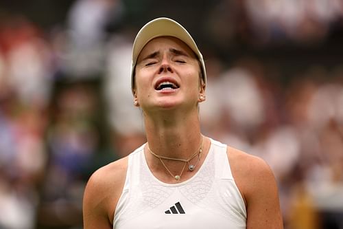 Elina Svitolina lost in the last four.