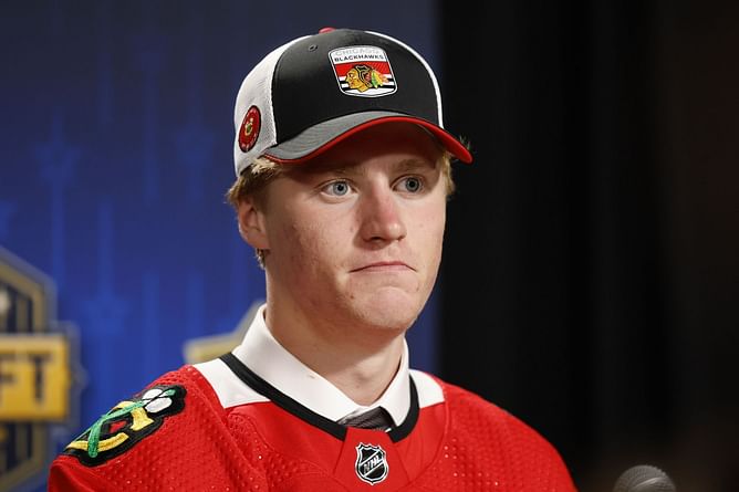 Chicago Blackhawks GM Kyle Davidson had lost all hope of picking Oliver Moore at 19