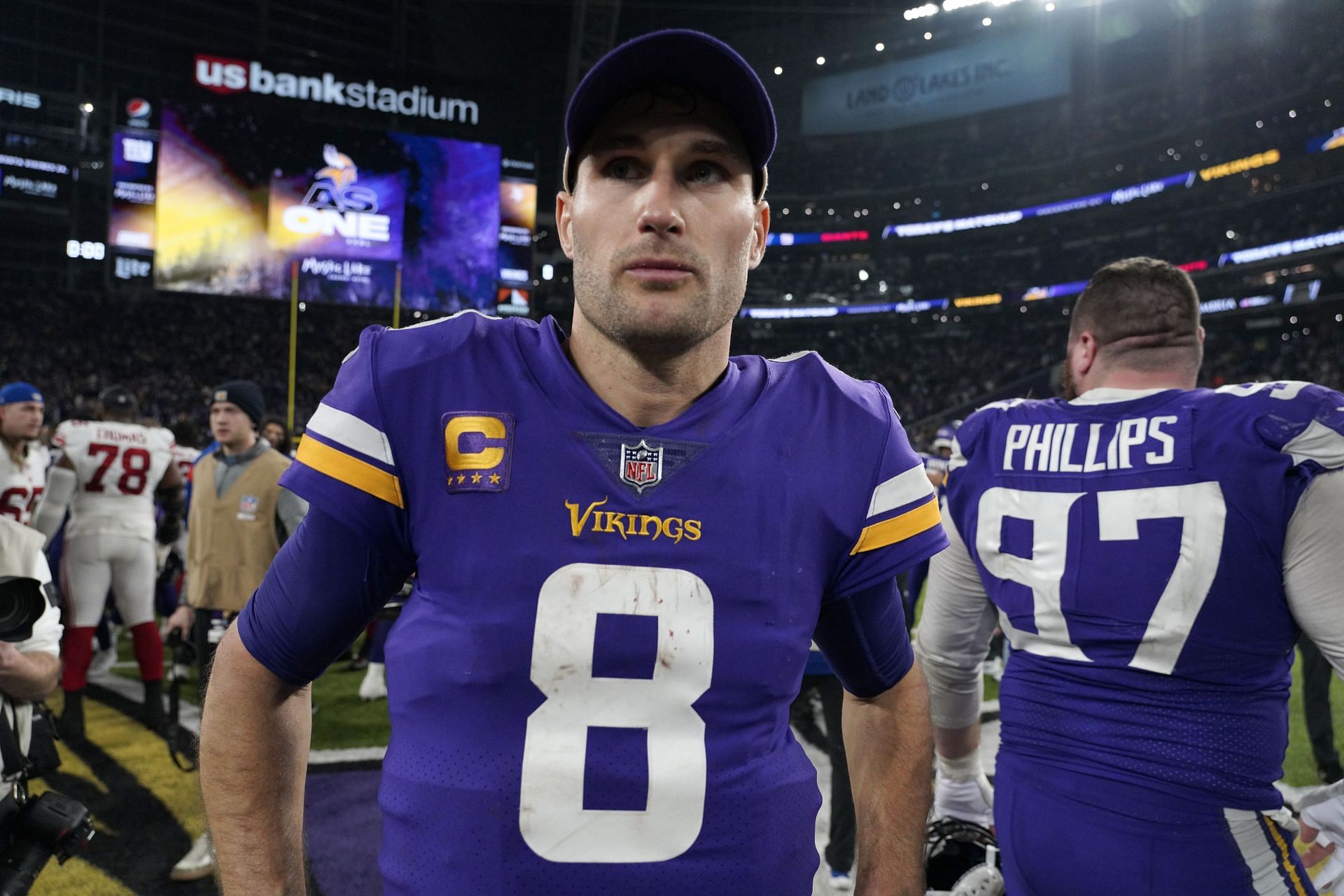 Kirk Cousins at NFC Wild Card Playoffs - New York Giants v Minnesota Vikings