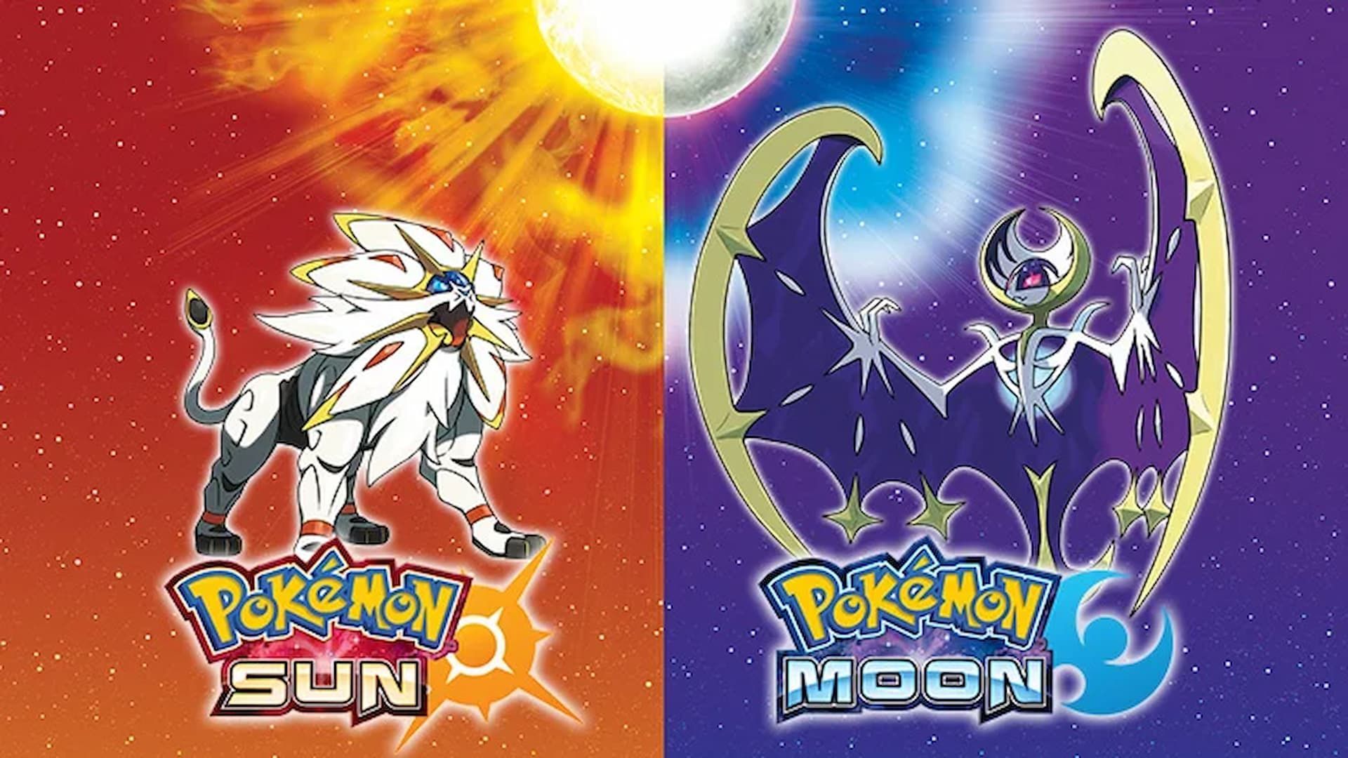 Solgaleo and Lunala from the Alolan Region - 2016 (Image via The Pokemon Company)