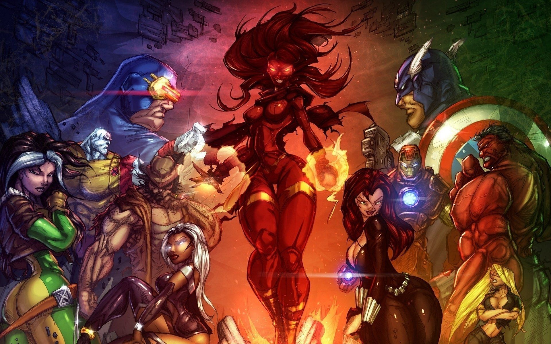 The second major event called Avengers Vs X-men (2012) was a crossover that had Brian Michael Bendis as the writer and John Romita Jr. as the artist. (Image Via Marvel)