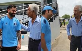 [Watch] "In the company of greatness! " - Team India stars catch up with Sir Garfield Sobers in Barbados