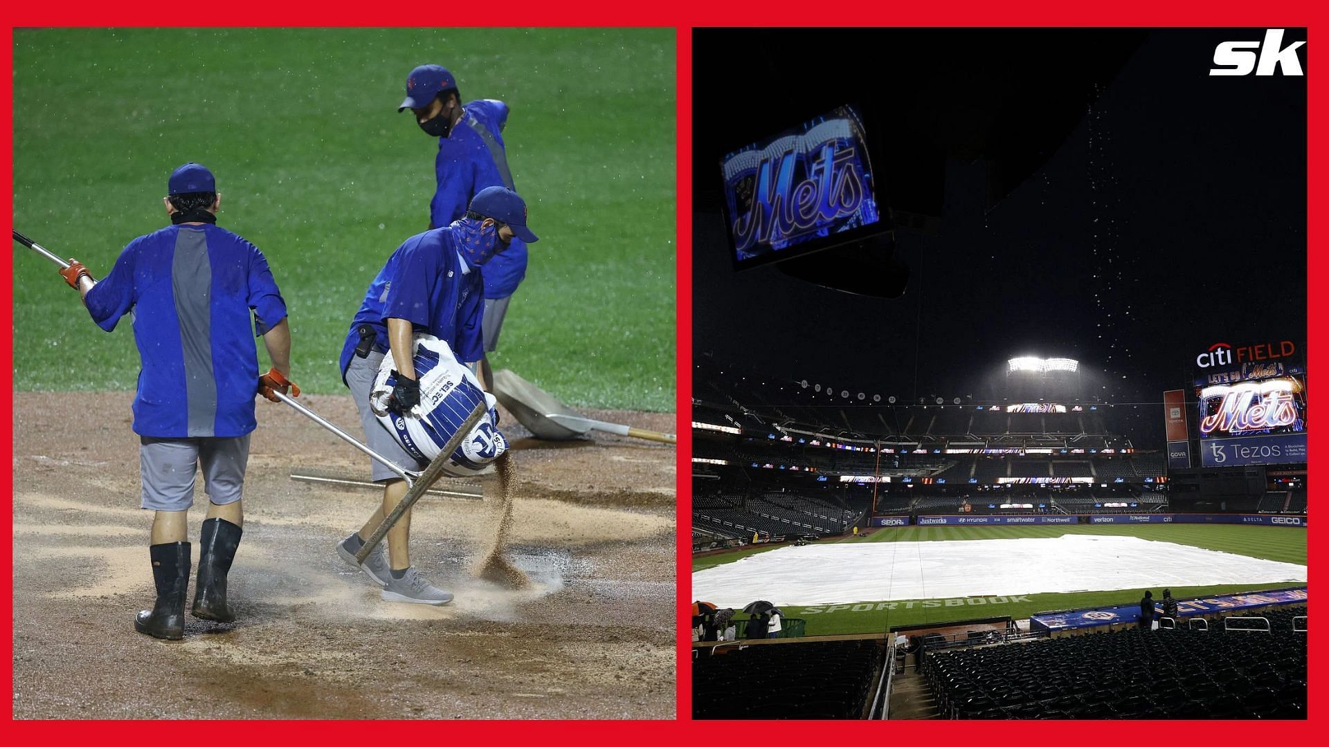 New York Mets Citi Field Weather Delay