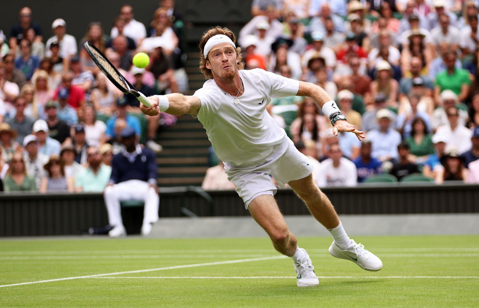 Andrey Rublev in Wimbledon 2023