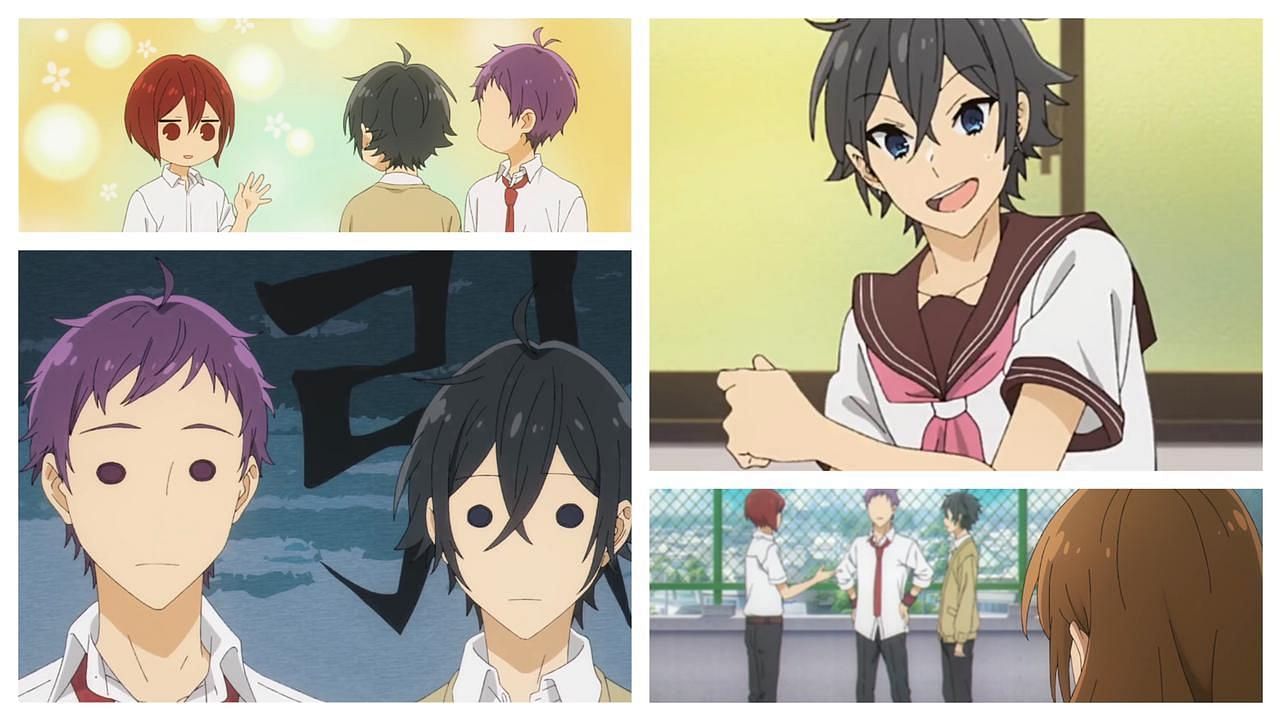 Miyamura, Toru, Kakeru and Hori from Horimiya: The Missing Pieces episode 1 (Image via Sportskeeda)