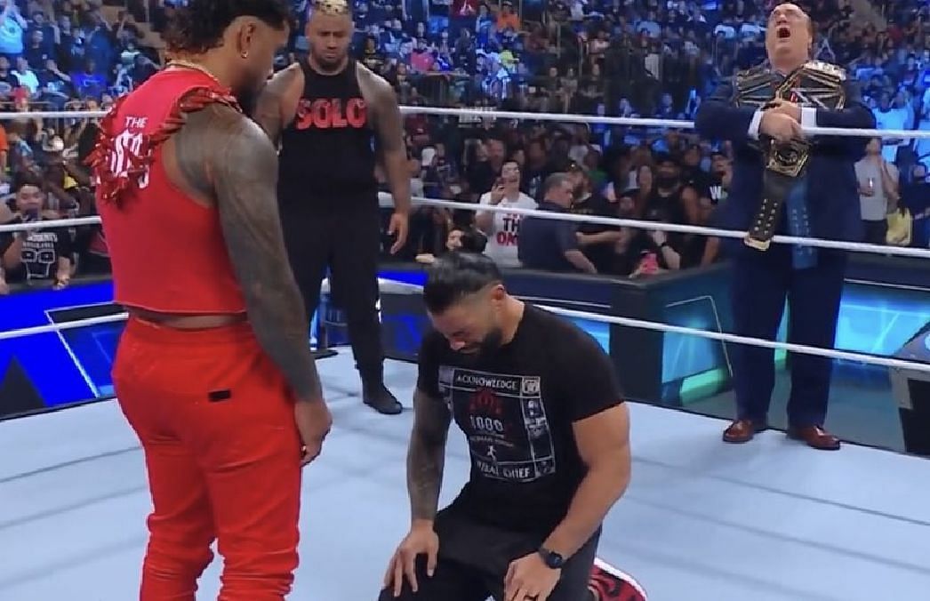 Roman Reigns attacked The Usos this week on SmackDown