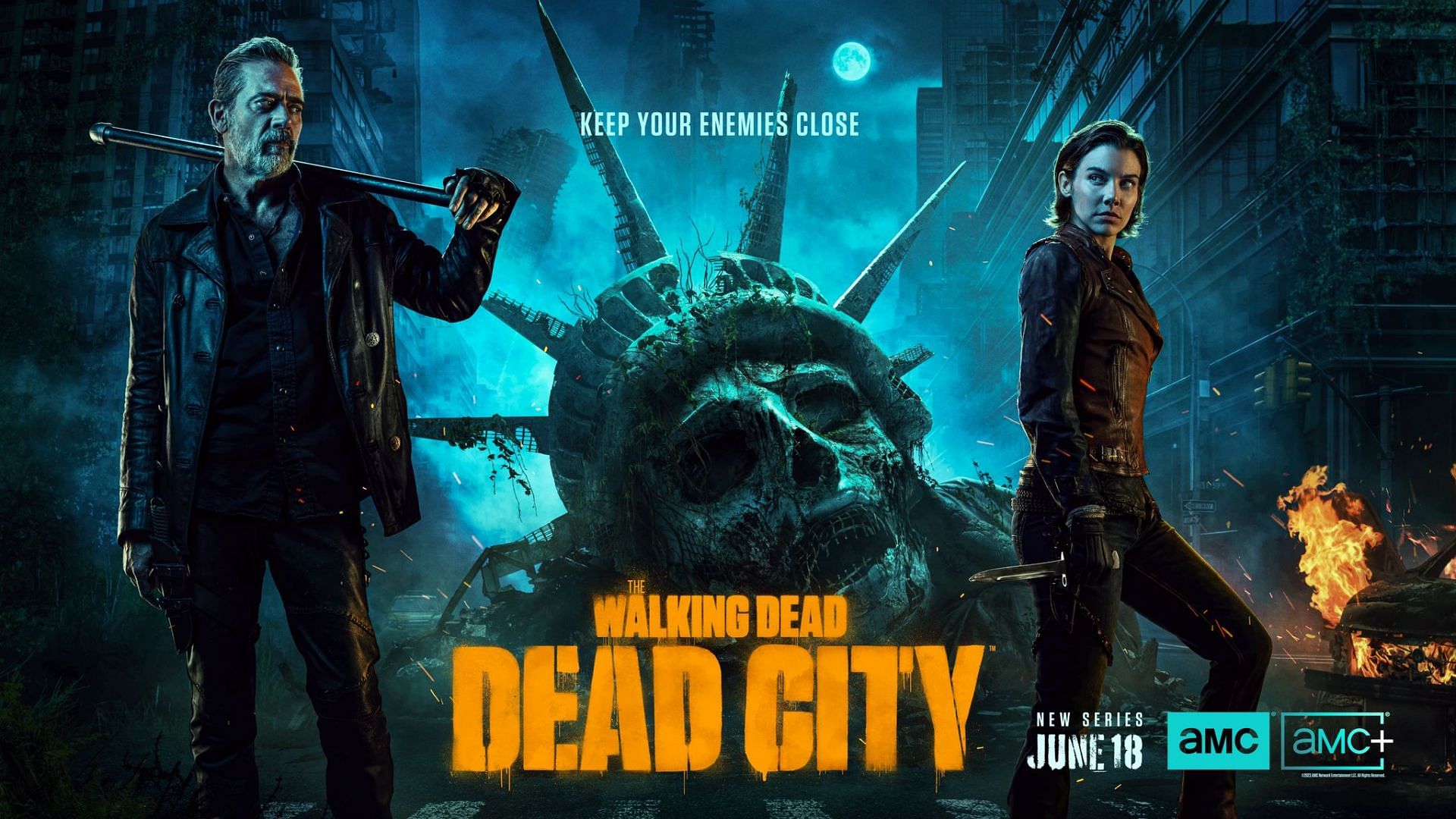 Key art for The Walking Dead: Dead City (Sent by AMC Networks)