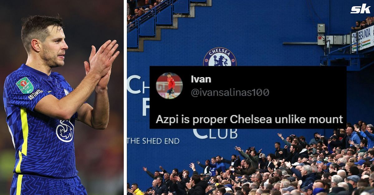 Chelsea fans reacted to Cesar Azpilicueta