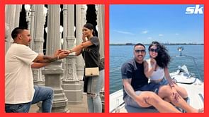 In Photos: Nestor Cortes and fiancée Alondra celebrate Yankees win with fireworks