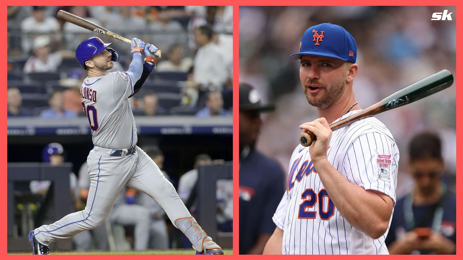 Pete Alonso crushed two home runs in the game against the New York Yankees.