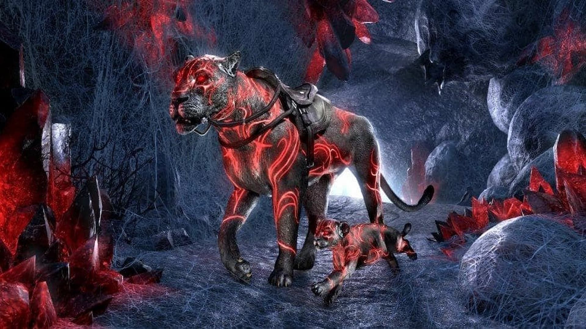 Senche of Scarlet Regent is a rare mount in ESO (Image via ZeniMax Online Studios)